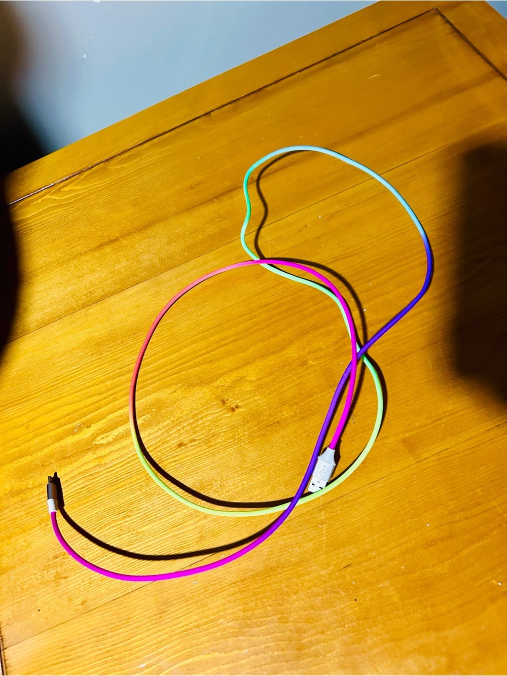 Rainbow USB - USBc cord -70’inches